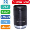 Picture of FA 50mm Machine Vision 1/1.8" Fixed Focus Lens Industrial Camera C-Mount Lens