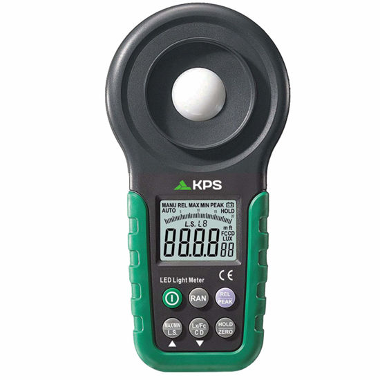 Picture of KPS-LX30LED Light Meter Lux Meter Digital LED for Proffesional Photography with Different Measurement Units (DC,lux,CD)