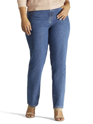 Picture of Lee Relaxed Fit All Cotton Straight Leg Jean, Jeans womens, Livia, 16 Plus