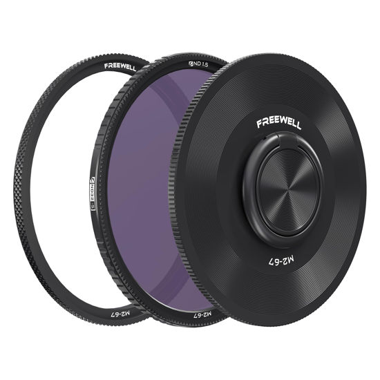 Picture of Freewell 67mm Natural Density ND32 (5 f-Stops) ND1.5 Camera Filter Compatible with M2 Series