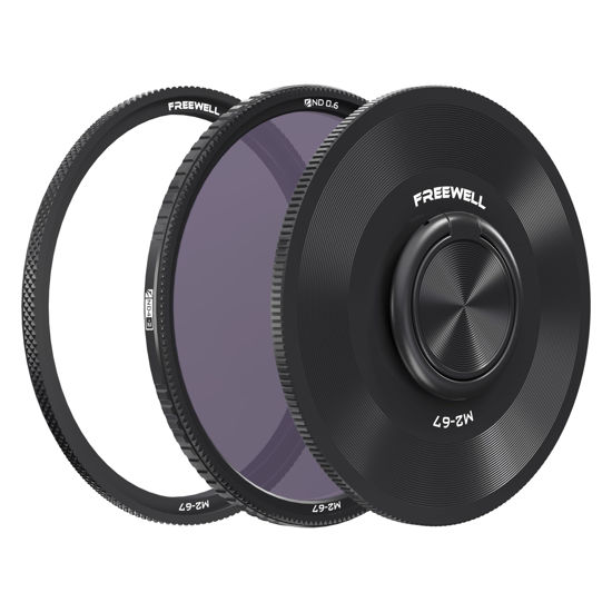 Picture of Freewell 67mm Natural Density ND4 (2 f-Stops) ND0.6 Camera Filter Compatible with M2 Series