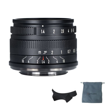 Picture of 7artisans 35mm F1.4 Mark II APS-C Manual Focus Fixed Lens Large Aperture Compatible with Olympus and Panasonic MFT M4/3 Mount Cameras