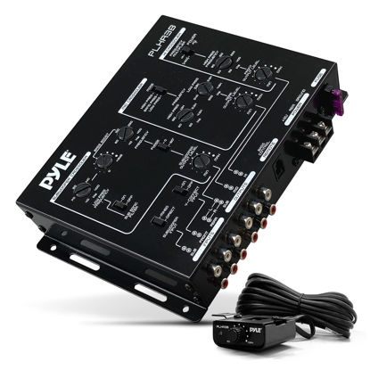 Picture of Pyle 3-Way Electronic Audio Crossover-Network Hi-Pass And Low-Pass Channel 12dB Octave Slope Power LED Indicator W/Remote Subwoofer Control And Parallel Input Switch