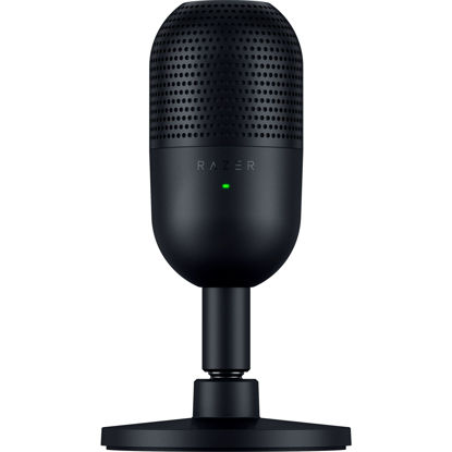 Picture of Razer Seiren V3 Mini USB Microphone: Condenser Mic - Supercardioid Pickup Pattern - Tap-to-Mute Sensor with LED Indicator - Shock Absorber - Ultra Compact - PC, Discord, OBS Studio, XSplit - Black