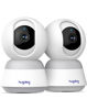 Picture of Hugolog 3K 5MP Indoor Pan/Tilt Security Camera with Auto-Focus(2pcs),Ideal for Baby Monitor/Pet Camera/Home Security,Starlight Color Night Vision,Human/Pet AI,Noise Reduction,US Cloud,Works with Alexa