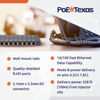 Picture of PoE Texas 8 Port PoE Injector - 10/100 Passive Power Over Ethernet with 48V 60W UL Power Supply - 802.3af PoE Injector for VoiP Phones, WiFi Access Points, IP Cameras - Add PoE to A Non-PoE Switch