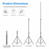 Picture of Neewer Heavy Duty Light Stand 10 Feet/3 Meters Adjustable Spring Cushioned Metal Photography Tripod Stand for Photo Studio Softbox, Flash Monolight, Ring Light and Other Photographic Equipment(Black)