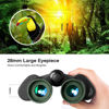 Picture of 20x50 Hunting Binoculars for Adults with Low Light Night Vision - 28mm Large Eyepiece Professional Waterproof Binoculars for Bird Watching Hiking Concert Travel with BAK4 Prism FMC Lens, Green