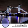 Picture of NEEWER 82mm Natural Night Filter with HD Neodymium Glass Build, Light Pollution Reduction Filter with Anti Reflective and Anti Fingerprint Multi Coatings for Night City Sky Shots, No Color Cast