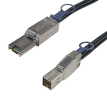 Picture of 5M ext. Mini-SAS (SFF-8088) to HD Mini-SAS (SFF-8644) 6G Cable - 24AWG