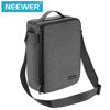 Picture of Neewer NW140S Waterproof Camera and Lens Storage Carrying Case, 8.7x5.9x12.6 inches/22x15x32 Centimeters Soft Padded Bag for Nikon Sony DSLR, 4 Lens or Flash, Trigger, Battery Accessories, Black,