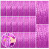 Picture of 20 Pack Hot Pink Party Backdrop Birthday Decorations Tinsel Curtain Party Streamers Foil Fringe Backdrop Christmas Bachelorette Graduation Fiesta Party Decorations Hot Pink Photo Booth Backdrop