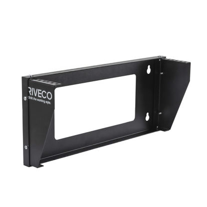 Picture of RIVECO 2U Wall Mount Rack for Network| Reinforced Heavy Load 66-99 LBS Small Server Racks Vertical & Horizontal Mounting for 19 inches IT & Studio Equipment.