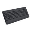 Picture of Logitech Signature K650 Comfort Full-Size Wireless Keyboard with Wrist Rest, BLE Bluetooth or Logi Bolt USB Receiver, Deep-Cushioned Keys, Numpad, Compatible with Most OS/PC/Window/Mac - Graphite