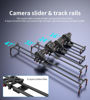 Picture of Zecti Camera Slider 16 "/40 cm Adjustable Carbon Fiber Camera Dolly Track Slider Video Stabilizer Rail for Camera DSLR Video Movie Photography Camcorder Stabili & Phone