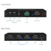 Picture of gofanco 4K 4x1 HDMI Multi Viewer (QuadView) with Remote - 4 HDMI Inputs (Devices) & 1 Output (Display), Up to 4K @30Hz, Seamless Switching, Quad/Dual/Single Modes, PCM, Audio Switching (QuadView4K)