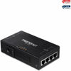 Picture of TRENDnet 65W 4-Port Gigabit PoE+ Injector, TPE-147GI, 4 x Gigabit Ports(Data in), 4 x gigabit PoE Ports(Data + PoE Out), Multi-Port PoE+ Injector up to 100m(328 ft.), Add PoE+ Power to Non-PoE Switch