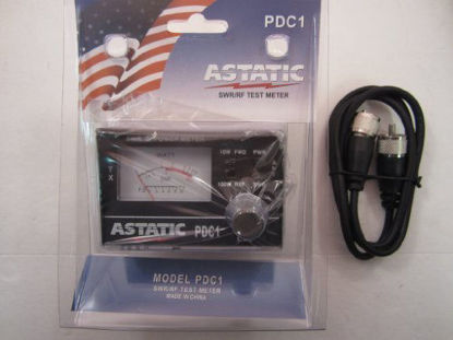 Picture of ASTATIC PDC1 100 Watt SWR/RF TEST METER W/ Workman 3 foot jumper CX-3-PL-PL