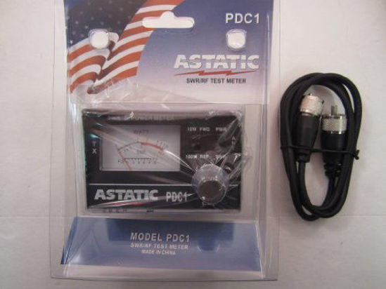 Picture of ASTATIC PDC1 100 Watt SWR/RF TEST METER W/ Workman 3 foot jumper CX-3-PL-PL