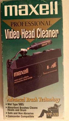 Picture of Maxell VCR Pro Head Cleaner (Wet Type)