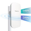 Picture of 2024 Outdoor WiFi Extender Signal Booster Long Range 5G, Up to 1200Mbps Dual Band WiFi Repeater, IP65 Weatherproof, CubreOutdoor Hasta 3440 Metros.Support Repeater & AP Mode