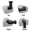 Picture of Right Angle Viewfinder for Camera with 6 Mounting Adapters - Compatible with Canon Nikon Samsung Pentax Olympus|90° DSLR View Finder w/ 1X - 2X Magnification/360°Rotating for A Comfortable View