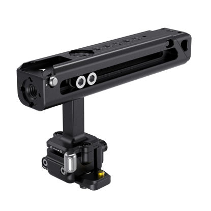 Picture of SMALLRIG Snap-On NATO Top Handle with a NATO Rail, Quick Lock Design, Back/Forward Adjustable, Built-in Cold Shoe Mount, 1/4''-20 Thread Hole and 3/8''-16 Locating Hole for ARRI - 4175B