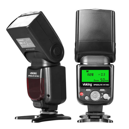 Picture of Voking VK750II TTL Camera Speedlite Flash Compatible with Nikon D3500 D3400 D3300 D3200 D3100 D5600 D7100 D7200 D5300 D5500 D500 D850 D750 and Other DSLR Cameras