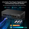 Picture of Real HD 8 Port 2.5G Ethernet Switch Unmanaged Network Switch with 8 x 2.5 Gigabit | 1 x 10G SFP+ | Work with 10-100-1000Mbps Devices | 60G Bandwidth | Plug & Play | Fanless Quiet Metal Internet Switch