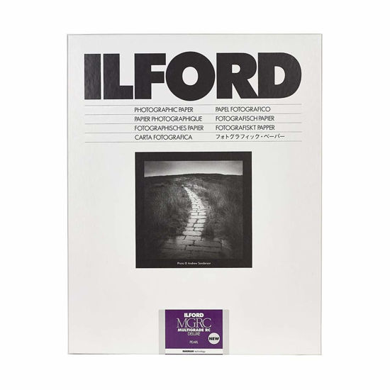 Picture of Ilford Multigrade V RC Deluxe Pearl Surface Black & White Photo Paper, 190gsm, 9.5x12, 10 Sheets