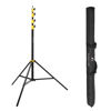 Picture of Flashpoint 13' Yellow Color Coded Pro Air Cushioned Heavy Duty Light Stand for Photography, Lightwight and Durable Portable Photography Light Stand Tripod is Suitable for Pro Photography