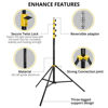 Picture of Flashpoint 13' Yellow Color Coded Pro Air Cushioned Heavy Duty Light Stand for Photography, Lightwight and Durable Portable Photography Light Stand Tripod is Suitable for Pro Photography