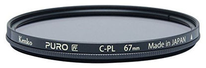 Picture of Kenko Puro Wide Angle Slim Ring 67mm multi-Coated Circular Polarizer Filter, Neutral Grey (226759)