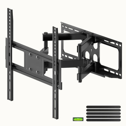 Picture of XINLEI Full Motion TV Wall Mount for Most 26"-70" Flat/Curved TV, Swivel Tilt TV Bracket with Articulating Dual Arms, Support 100lbs, Max VESA 400x400mm, Fits 12”/16" Wood Stud (MA570)