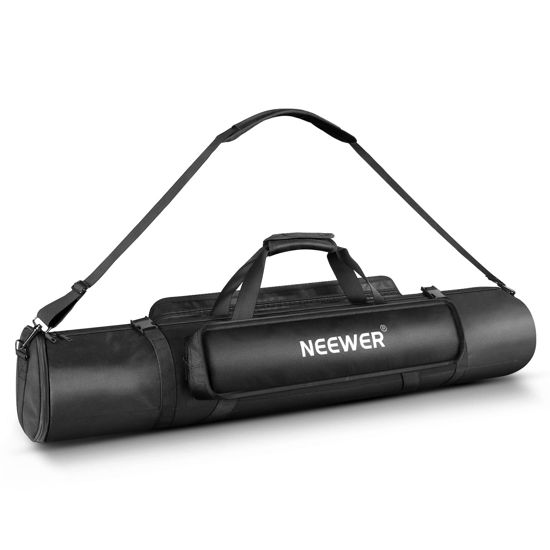 Picture of NEEWER 39.37"/1m Tripod Carrying Case, Heavy Duty Waterproof Nylon Bag with Handles & Shoulder Straps, Compact Case with Full Length Zippered Closure, External Pocket for Light Stand/Boom Stand/Tripod