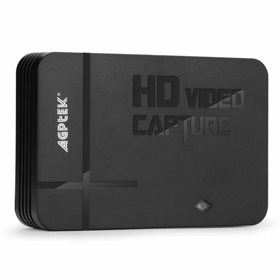 Picture of AGPTEK HD Game Capture Video Capture 1080P HDMI/AV Recorder Xbox 360&One/ PS3 PS4,Support Mic in with Both HDMI and AV Input