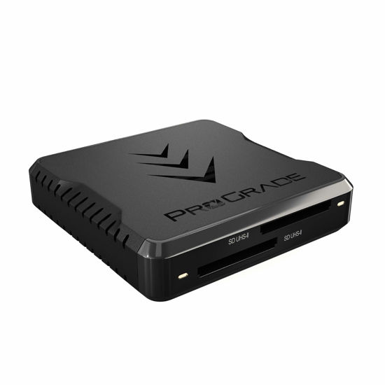 Picture of SD UHS-II Dual-Slot Memory Card Reader by ProGrade Digital | USB 3.2 Gen 2 for Professional Filmmakers, Photographers & Content Creators