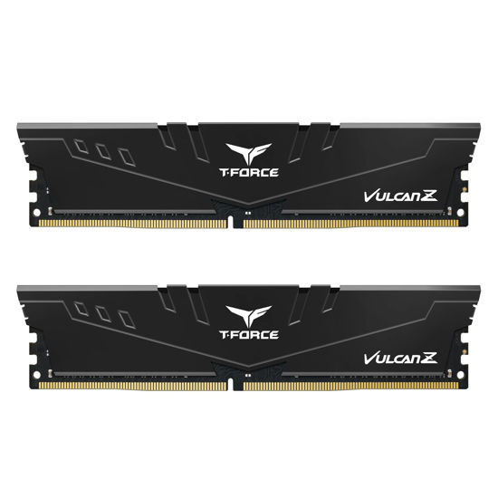 Picture of TEAMGROUP T-Force Vulcan Z DDR4 32GB Kit (2x16GB) 3600MHz (PC4-28800) CL18 Desktop Memory Module Ram Black TLZBD432G3600HC18JDC01