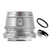 Picture of TTArtisan 35mm F1.4 APS-C Frame Manual Focus Large Aperture Lens for Canon R EOS R Mount Camera R RP R5 R6 R7 Silver