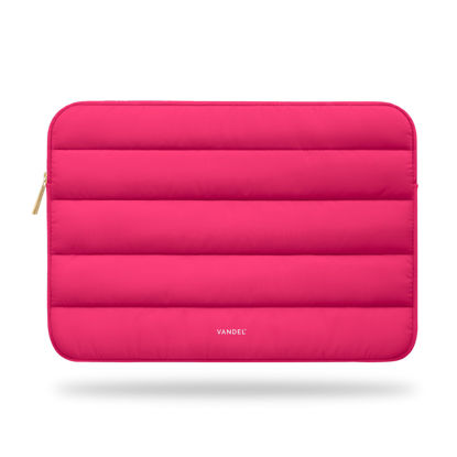 Picture of Vandel - The Original Puffy Laptop Sleeve 13-14 Inch Laptop Sleeve. Pink Laptop Sleeve for Women and Men. Carrying Case Laptop Cover for MacBook Pro 14 in, MacBook Air Sleeve 13 in, iPad Pro 12.9