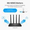 Picture of TP-Link AC1200 Gigabit WiFi Router (Archer A6) - Dual Band MU-MIMO Wireless Internet Router, 4 x Antennas, OneMesh and AP mode, Long Range Coverage