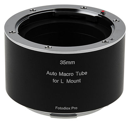 Picture of Fotodiox Pro 35mm Automatic Macro Extension Tube Compatible with L-Mount Alliance MILC Cameras for Extreme Close-up Photography