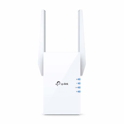 Picture of TP-Link AX1500 WiFi Extender Internet Booster, WiFi 6 Range Extender Covers up to 1500 sq.ft and 25 Devices,Dual Band up to 1.5Gbps Speed, AP Mode w/Gigabit Port, APP Setup, OneMesh Compatible(RE505X)