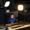 Picture of 1Pack Video Conference Lighting for Zoom Meeting, Computer, Laptop, Ring Light with Stand for Desk with Nature Soft Light, Adjustable Brightness& Color Temp and Flexible Stand & Versatile Phone Holder