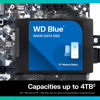 Picture of Western Digital 1TB WD Blue SA510 SATA Internal Solid State Drive SSD - SATA III 6 Gb/s, 2.5"/7mm, Up to 560 MB/s - WDS100T3B0A