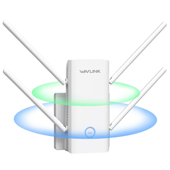 Picture of WAVLINK AX3000 WiFi 6 Extender Signal Booster for Home,3000Mbps Dual Band (5GHz/2.4GHz) WiFi Repeater,WiFi Repeater Signal Booster with Gigabit Ethernet Port,Access Point,1-Tap Setup