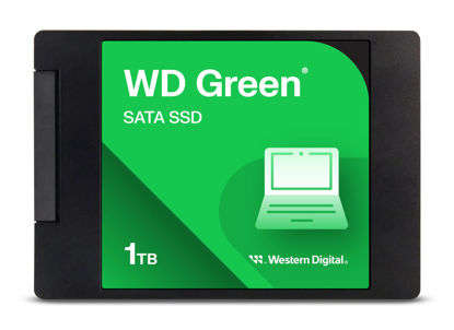 Picture of Western Digital 1TB WD Green Internal SSD Solid State Drive - SATA III 6 Gb/s, 2.5/7mm, Up to 545 MB/s - WDS100T3G0A