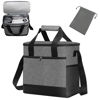 Picture of Projector Bag, Projector Case with Cable Storage Bag Large Capacity with Adjustable Strap & Handles Front Pocket & Double Side Pocket Projector Travel Carrying Bag Compatible with Most Projectors