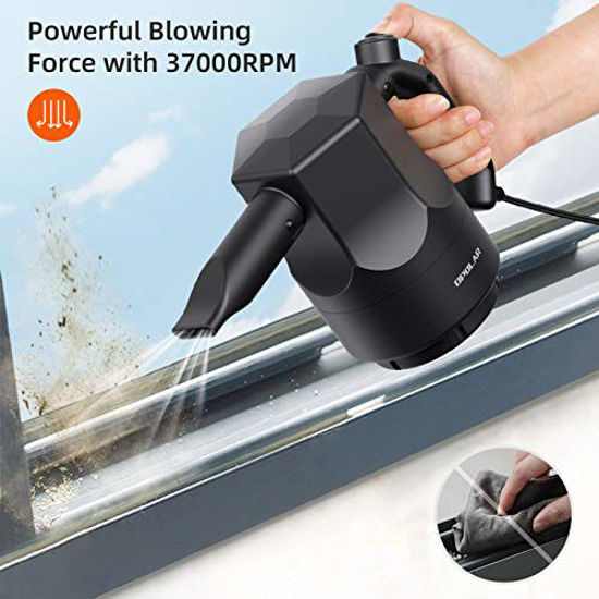 Picture of OPOLAR 500W Electric Air Duster, High Pressure Air Blower, Super Blowing Force, Handy and Efficient for Cleaning Keyboard, Computer Host, Sofa, Replaces Compressed Air Cans, Inflate The Swimming Pool