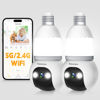 Picture of Tutoview Light Bulb Security Camera, 5G/2.4G WiFi Security Cameras Wireless Outdoor with Motion Detection and Alarm